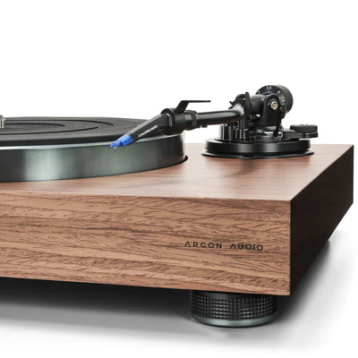 Argon Audio Aurora walnut giradischi trazione diretta braccio a S