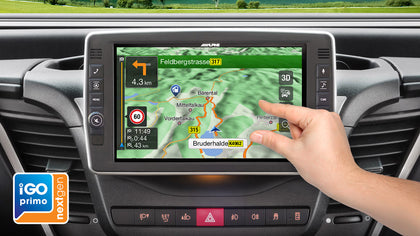 Alpine X903D-ID Sistema di Navigazione con display touch screen da 9” pollici per Iveco Daily