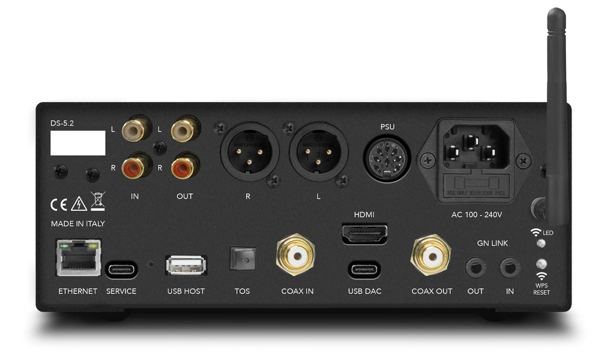 Gold Note DS-5.2 lettore di rete/DAC/pre con uscita cuffie