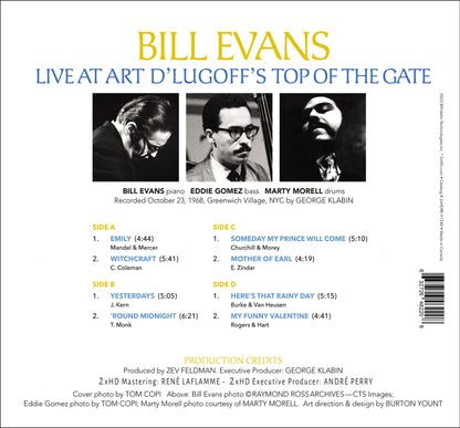 2xHD BILL EVANS AT THE TOP OF THE GATE VOL. 1 DELUXE DOUBLE-DISC 45 rpm 200g VINYL