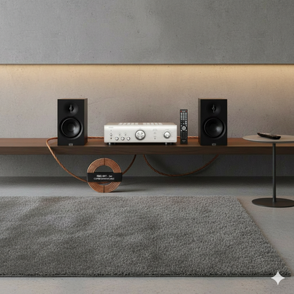 Sistema 2.0 hifi denon pma600ne silv + diffusori elac debut b6.3 nere