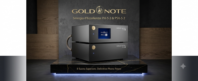 Gold note PH5.2+PSX5.2 pre fono e alimentazione dedicata