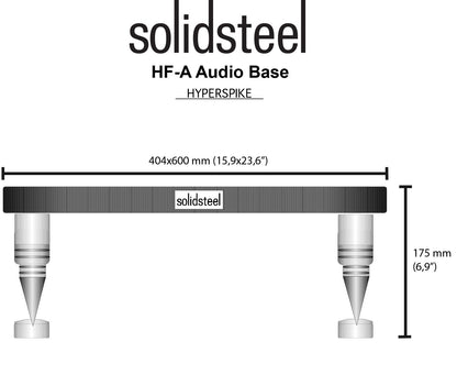 Solidsteel HF-A bianco laccato tavolino 1 ripiano
