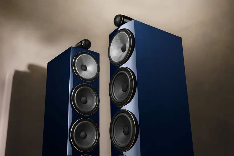 B&W 702 S3 signature Midnight Blue Metallic Diffusori da pavimento a 3 vie bass reflex