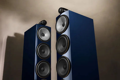 B&W 702 S3 signature Midnight Blue Metallic Diffusori da pavimento a 3 vie bass reflex