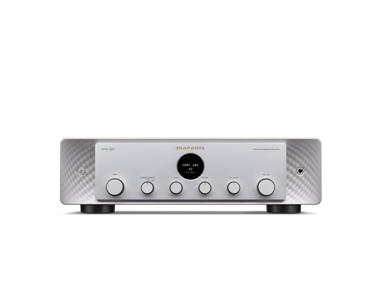 Marantz Model 40N silver amplificatore integrato con streaming Hi-Res e phono