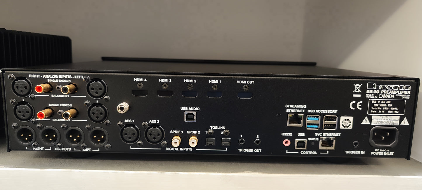 Bryston BR20 preamplificatore/dac/lettore digitale usato