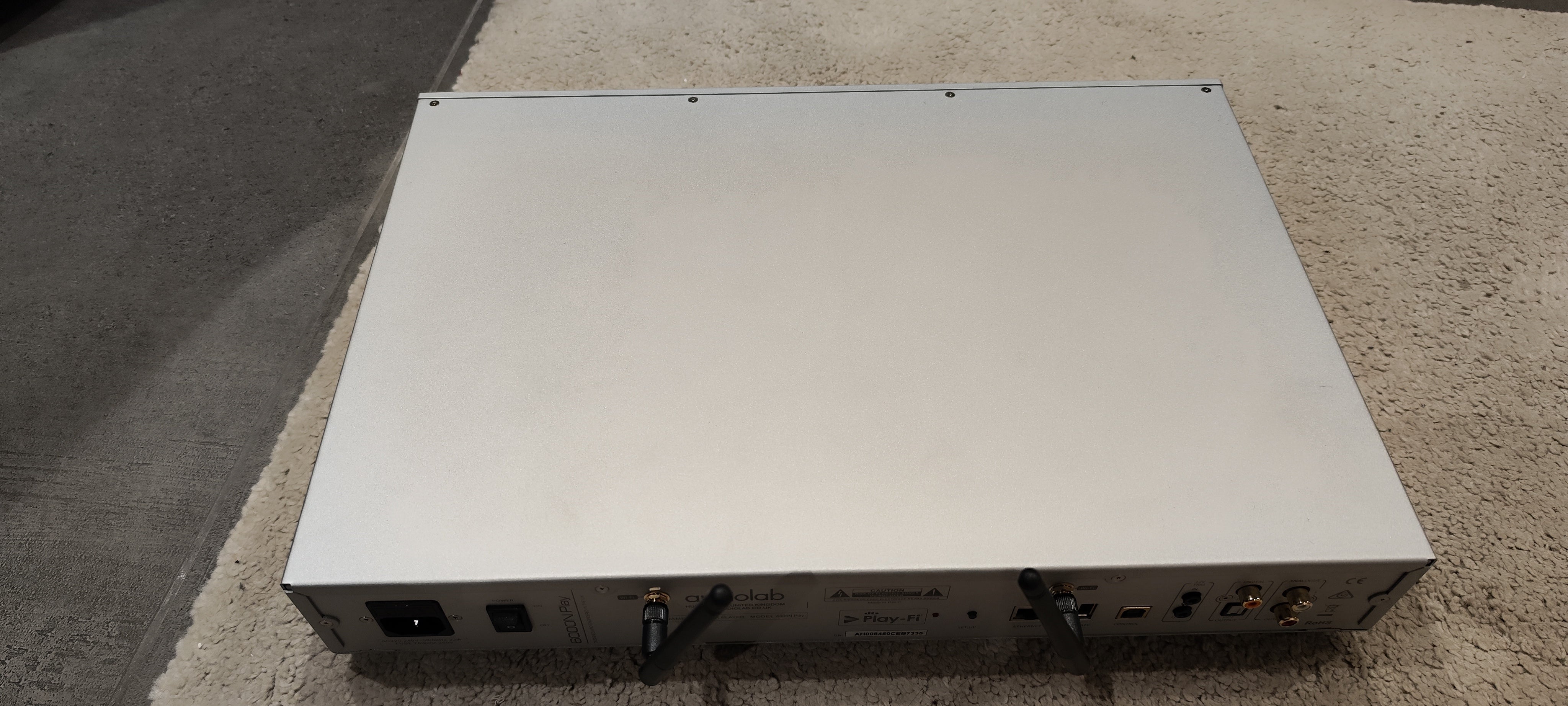 Audiolab 6000N play silver lettore di rete tecnologia wifi DTS EX-DEMO