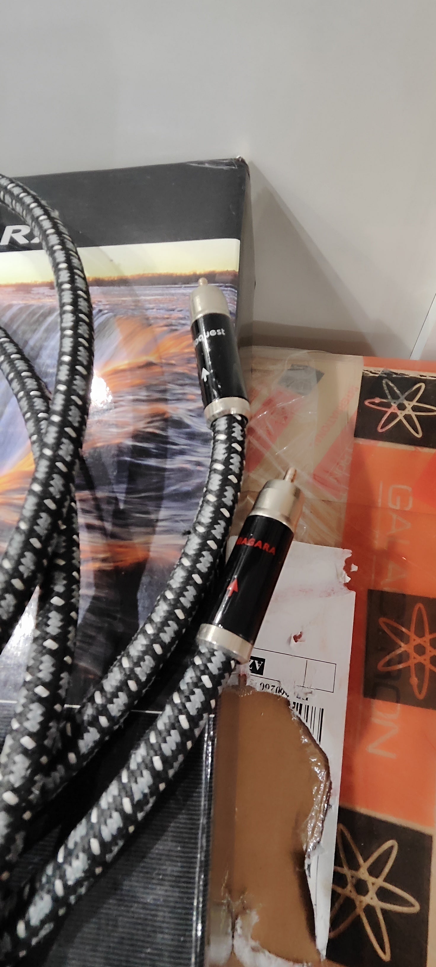 AudioQuest Niagara RCA-RCA da 1MT cavo in argento USATO