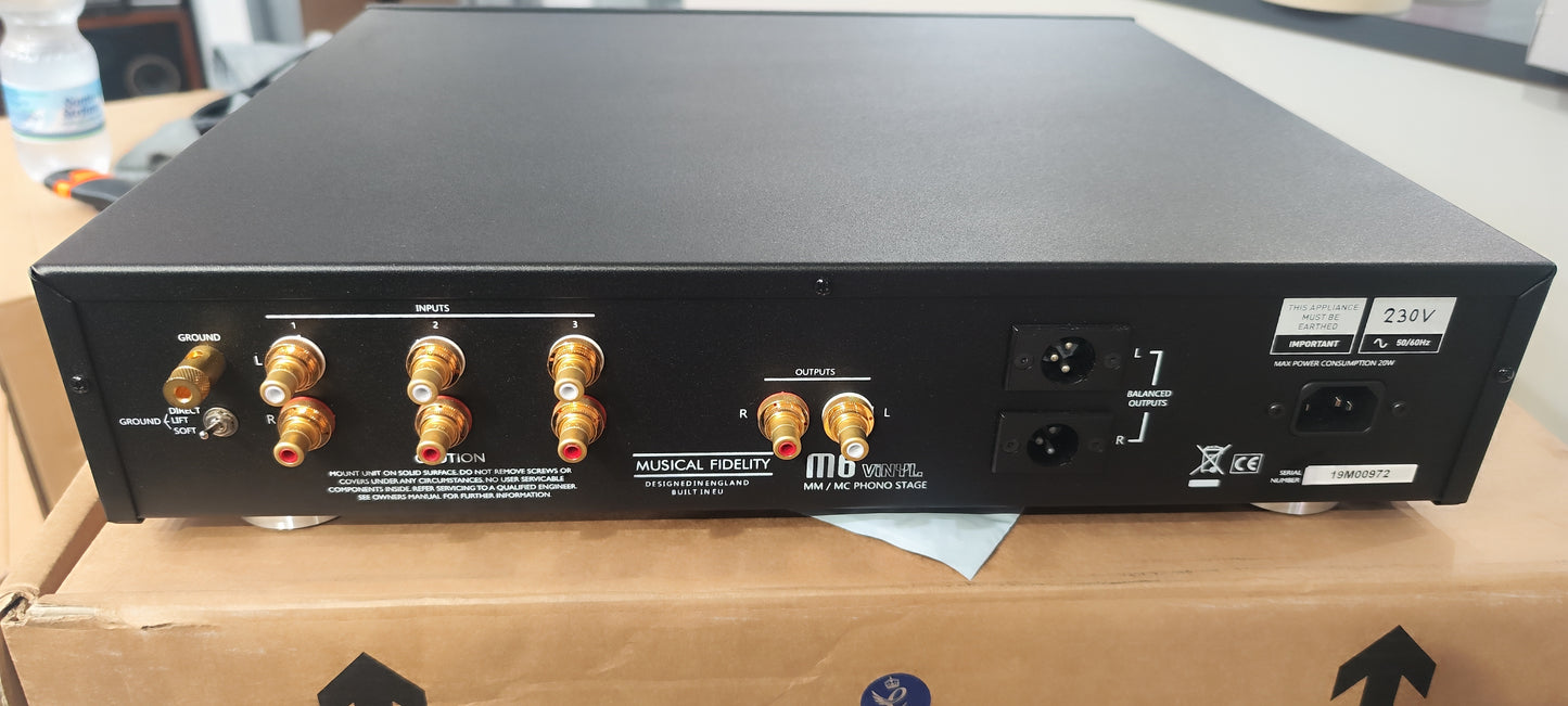 Musical fidelity m6 vinyl pre fono per giradischi