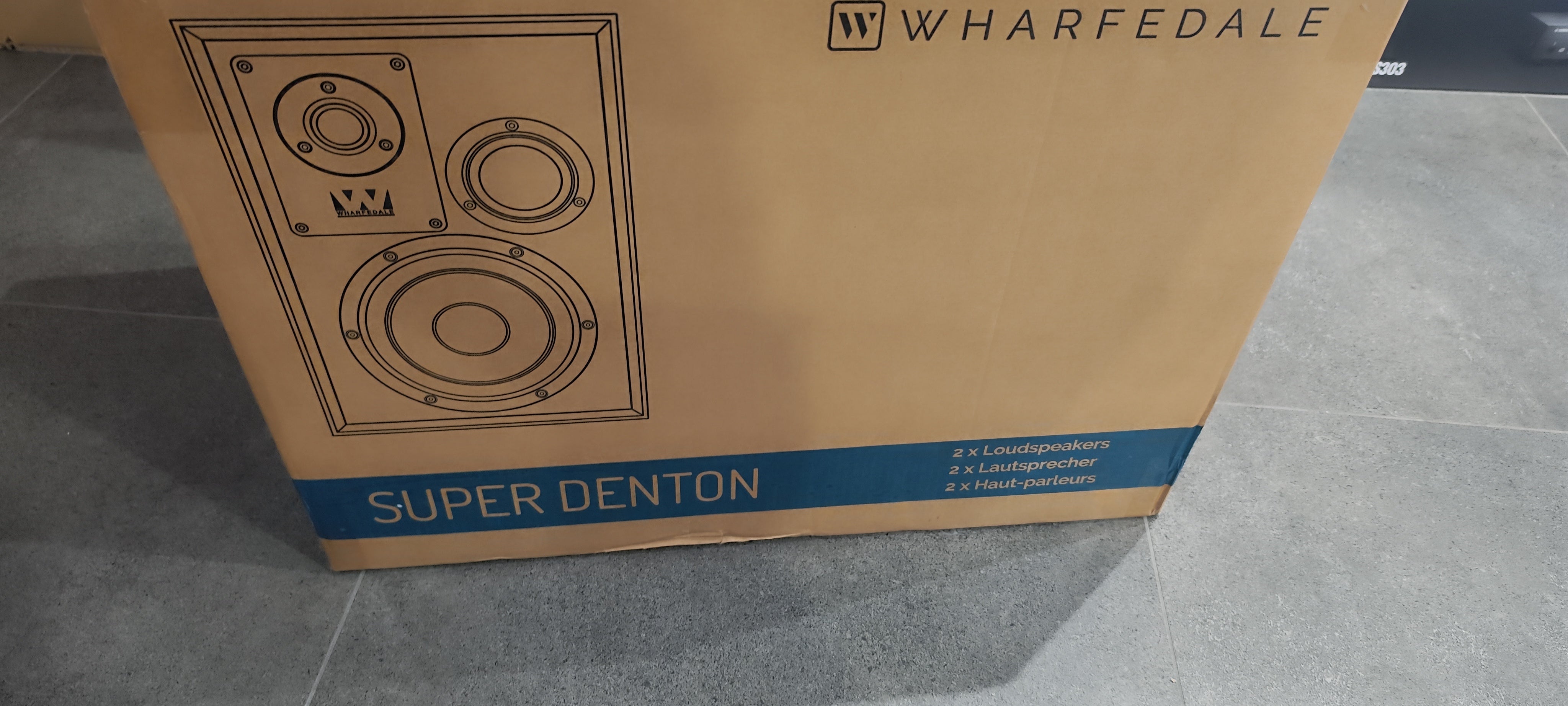 Wharfedale super denton 3 vie con imballo