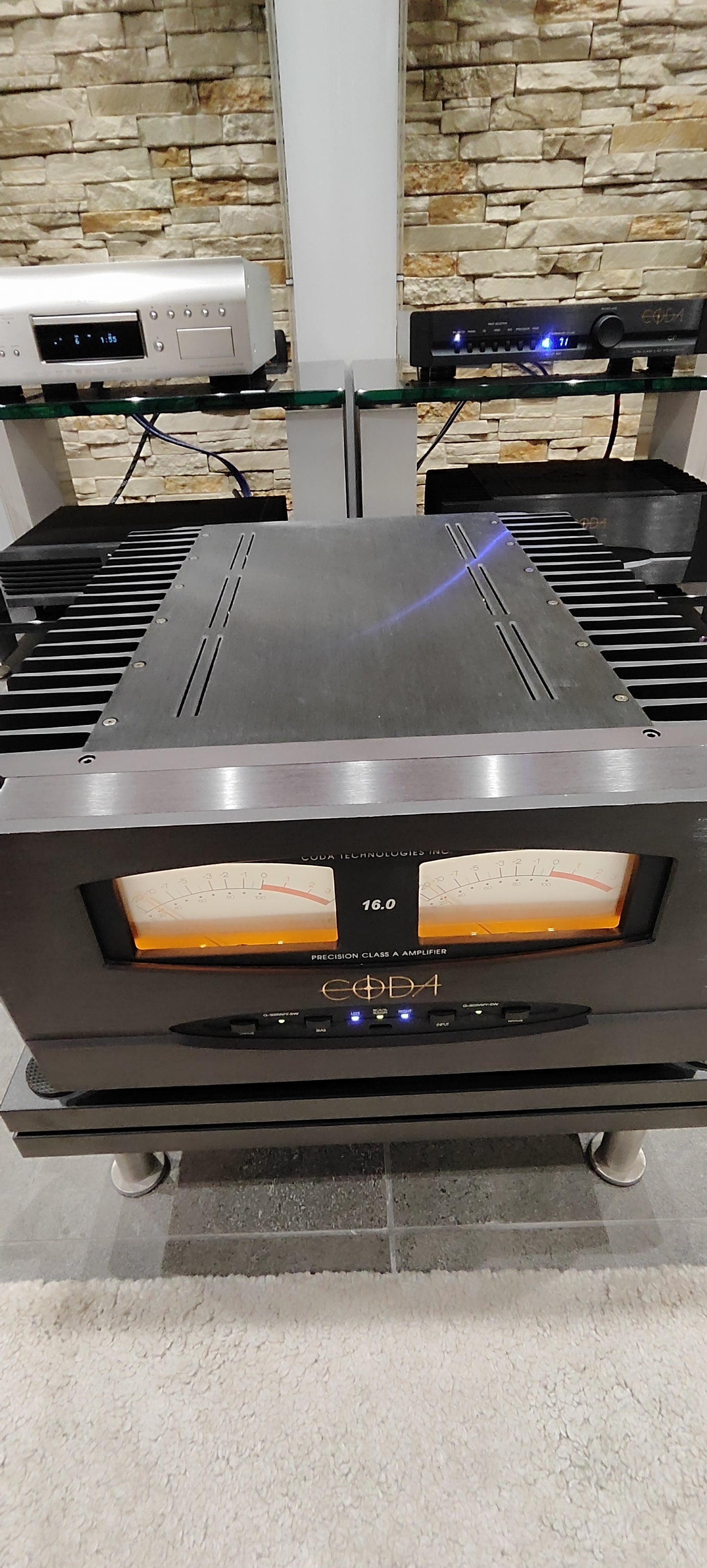 Coda Technologies mod. S 16.0 FINALE di potenza 2x100 watt in pura classe A