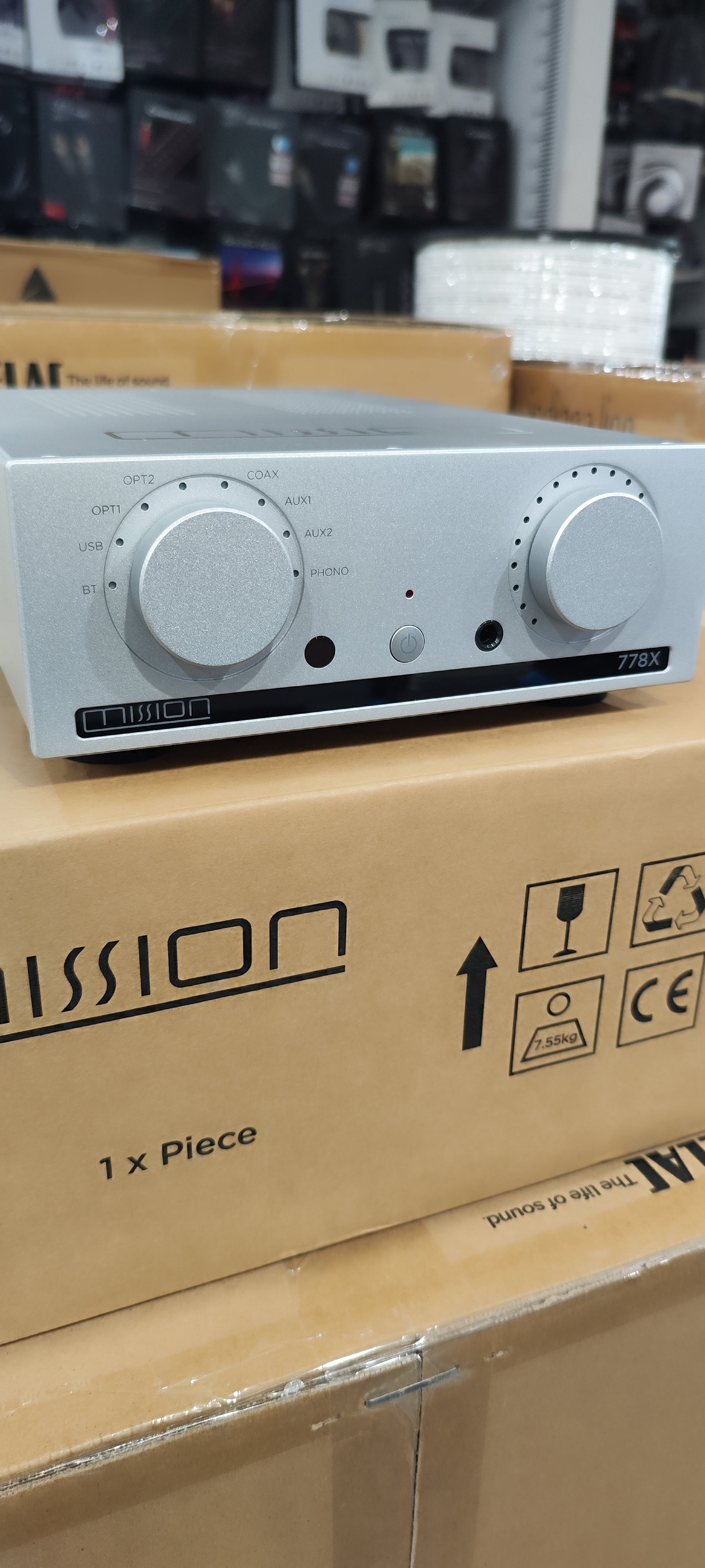 Mission 778x silver amplificatore con fono e dac ES9018K2M e BT EX-DEMO