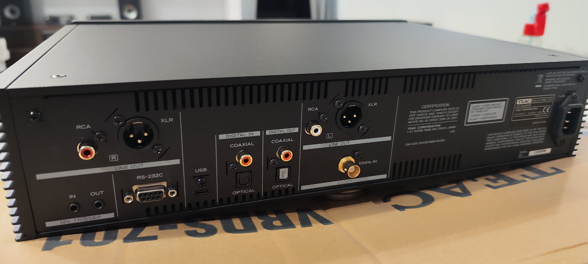 Teac VRDS701 nero lettore cd con dac hifi da esposizione