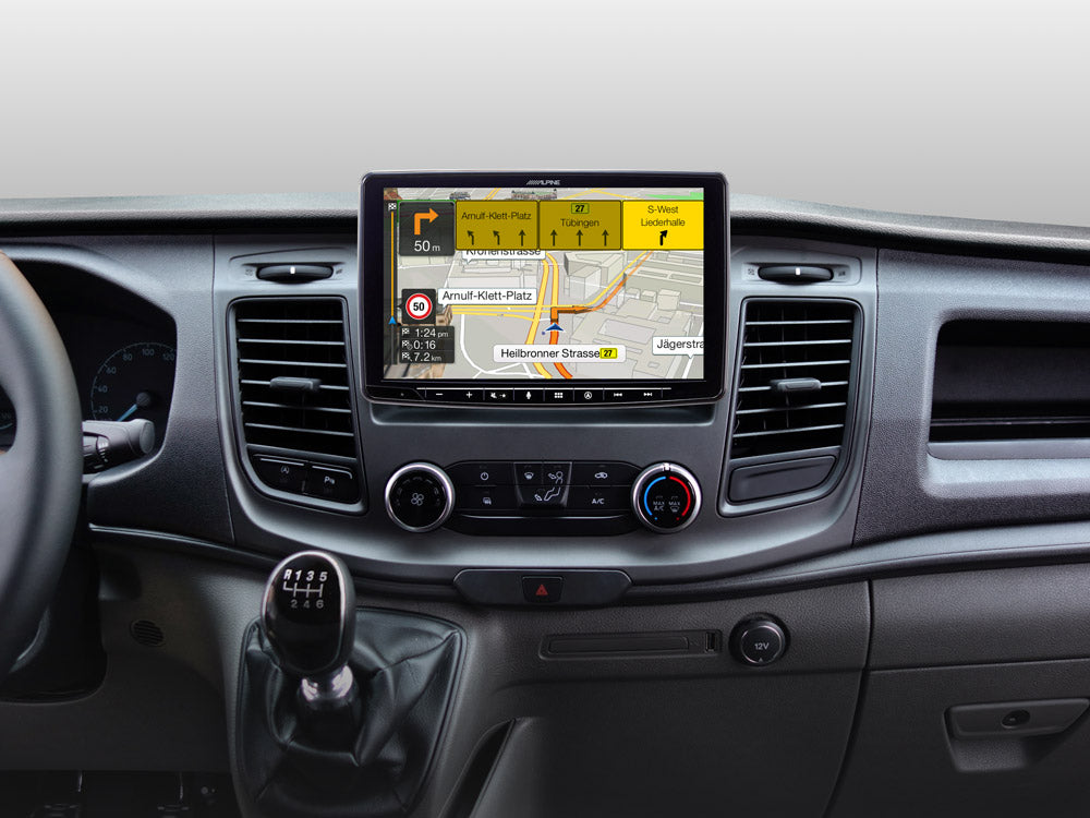 Alpine INE-F904TRA Sistema di navigazione da 9" per Ford Transit Custom