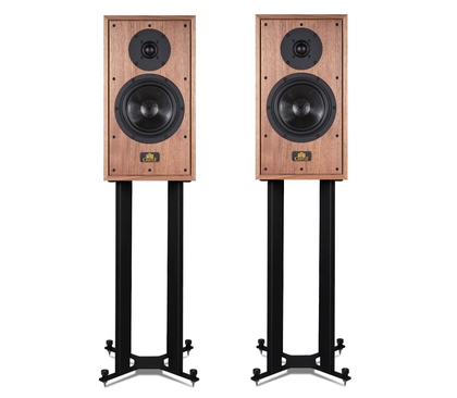 Castle Earl noce diffusori 2 vie bass reflex con stand dedicati inclusi