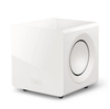 Kef KC92 bianco laccato subwoofer attivo con doppio driver 1000 watt di potenza