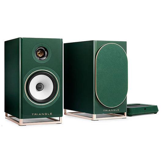 Triangle Capella 2 verde inglese Coppia diffusori attivi bass reflex attivi