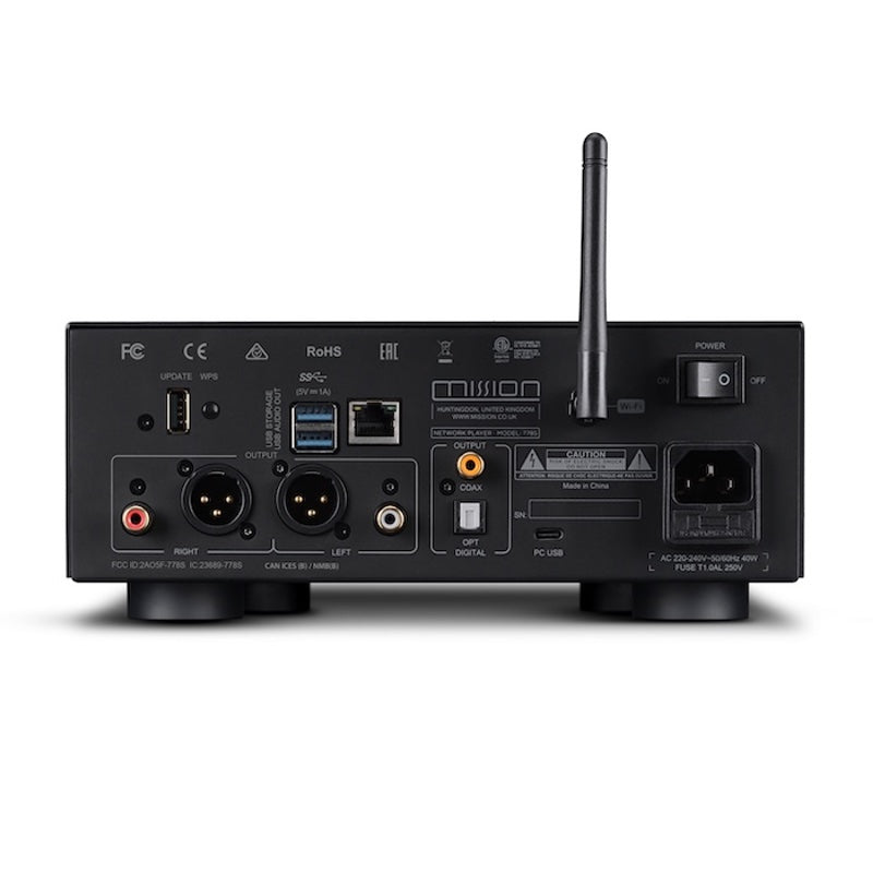 Mission 778S nero lettore streamer e dac ES9038Q2M reference