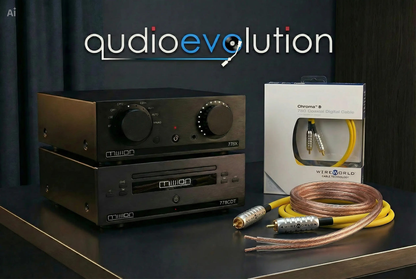 Mission 778x + 778 cdt amplificatore + meccanica cd