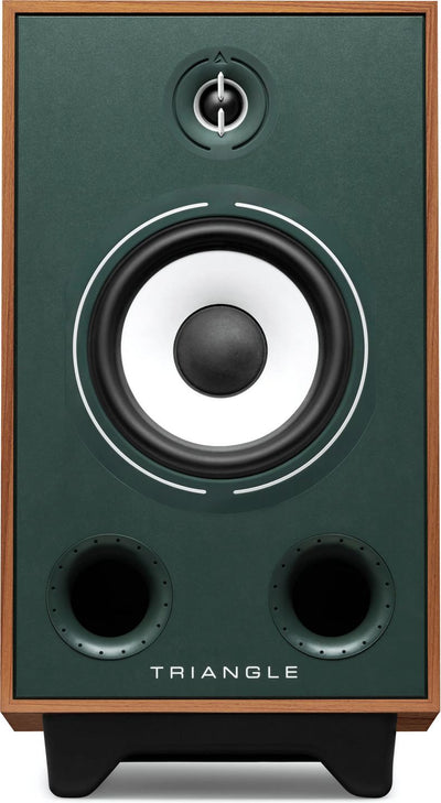 Triangle Borea BR05 verde diffusori 2 vie bass reflex anteriore