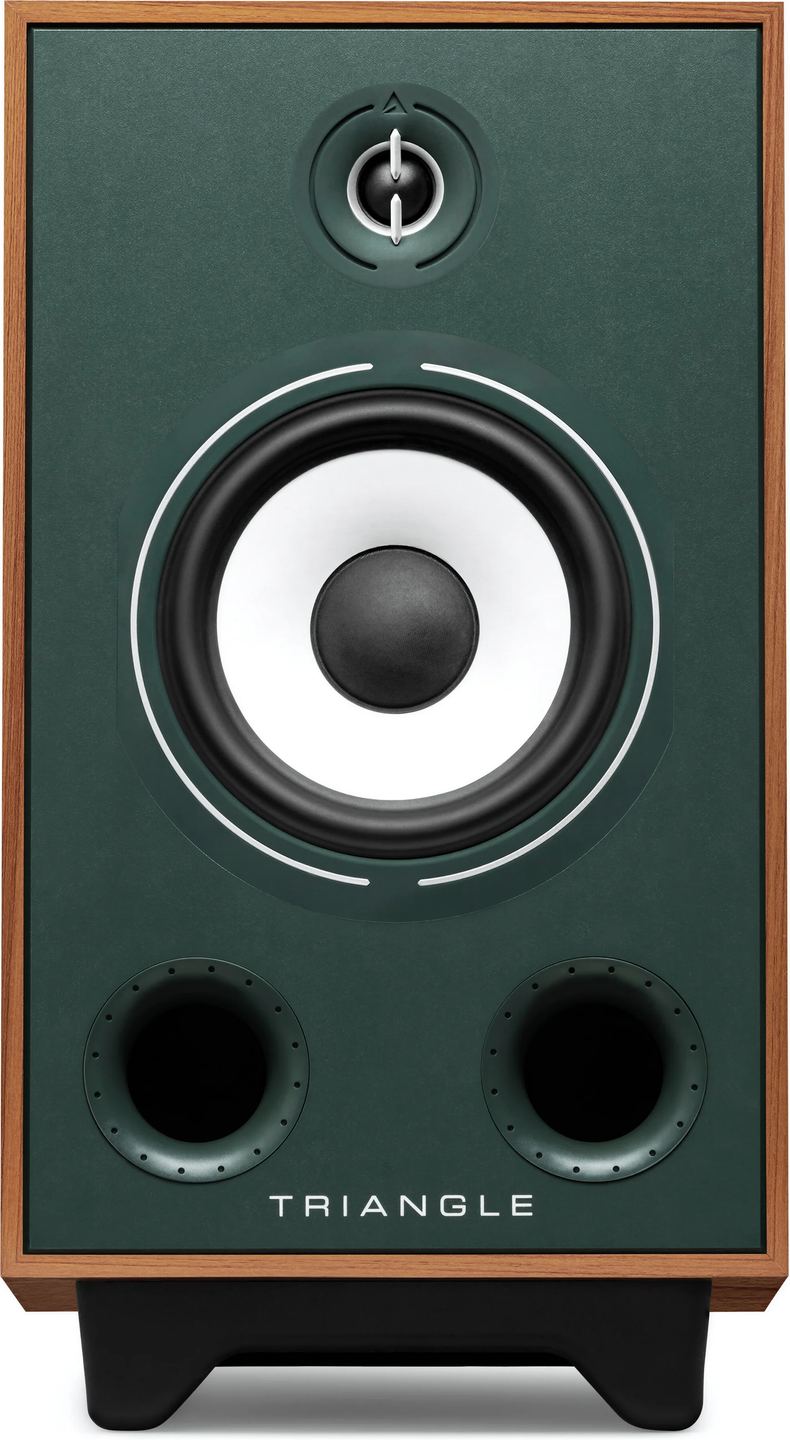 Triangle Borea BR05 verde diffusori 2 vie bass reflex anteriore