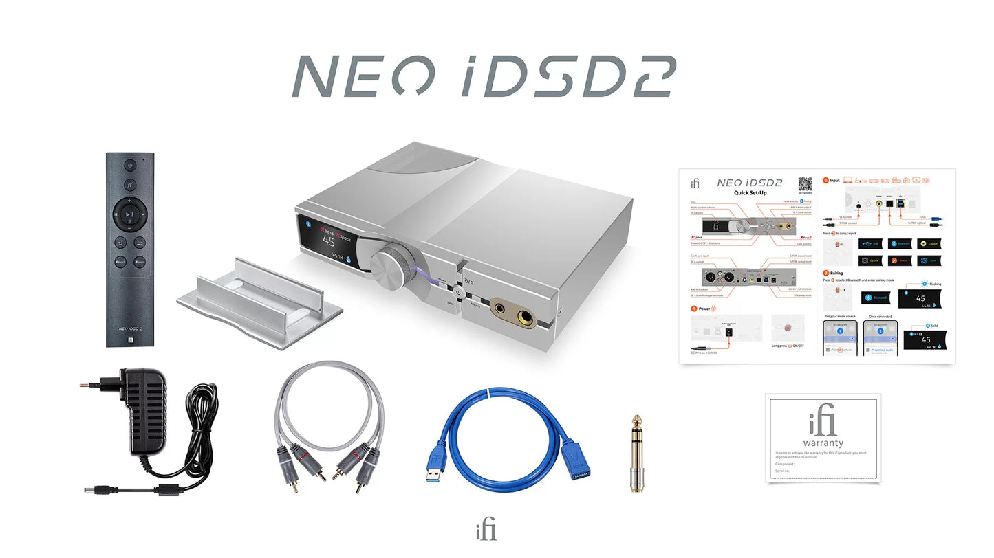 Ifi NEO iDSD 2 ampli cuffie DAC e bluetooth lossless