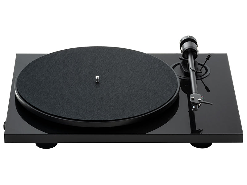 Pro-Ject E1.2 Phono nero laccato giradischi a cinghia con testina Pick IT MM E