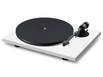 Pro-Ject E1.2 Phono bianco giradischi a cinghia con testina Pick IT MM E