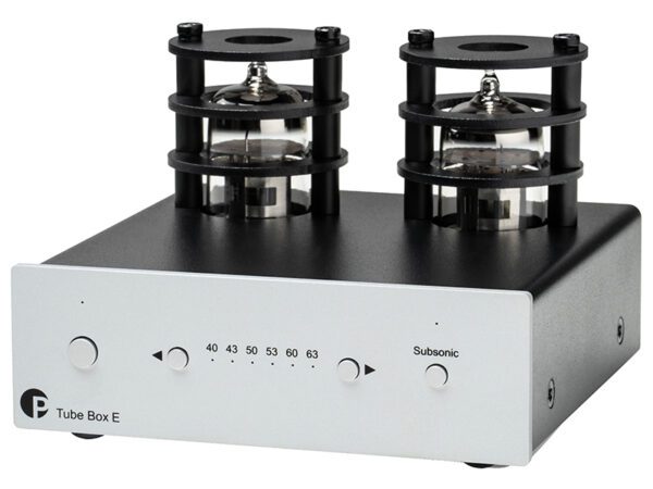 Pro-Ject Tube Box E SILVER Stadio fono MM/MC a valvole