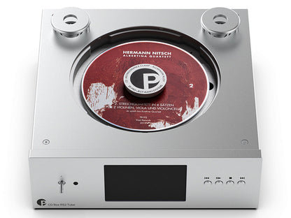 Pro-Ject CD Box RS2 Tube silver Lettore CD Hi-End con stadio di uscita a valvole