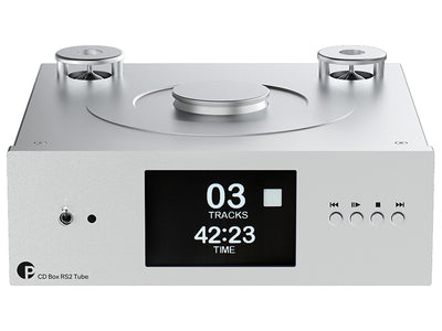 Pro-Ject CD Box RS2 Tube silver Lettore CD Hi-End con stadio di uscita a valvole