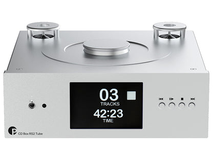 Pro-Ject CD Box RS2 Tube silver Lettore CD Hi-End con stadio di uscita a valvole