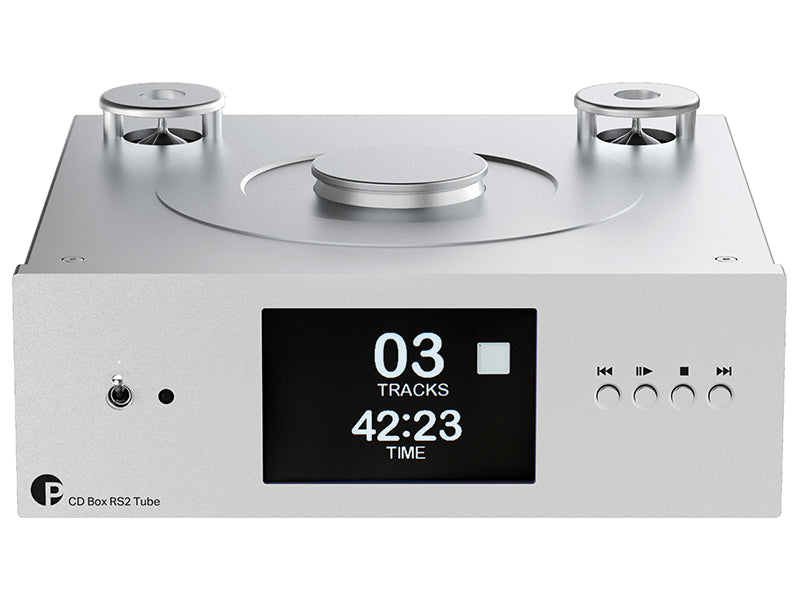 Pro-Ject CD Box RS2 Tube silver Lettore CD Hi-End con stadio di uscita a valvole