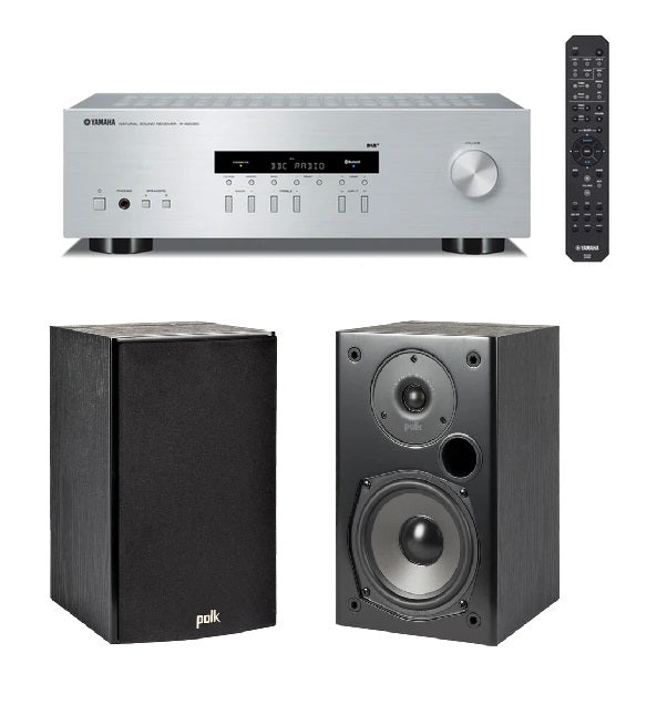 Amplificatore Yamaha Rs202D SILV + diffusori polk audio T15