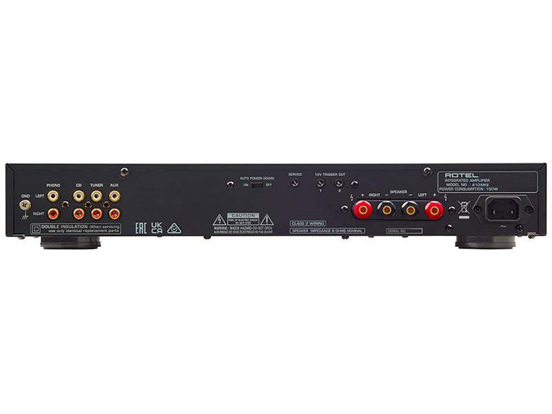 Rotel A10 MKII nero amplificatore integrato 2x50 watt con telecomando