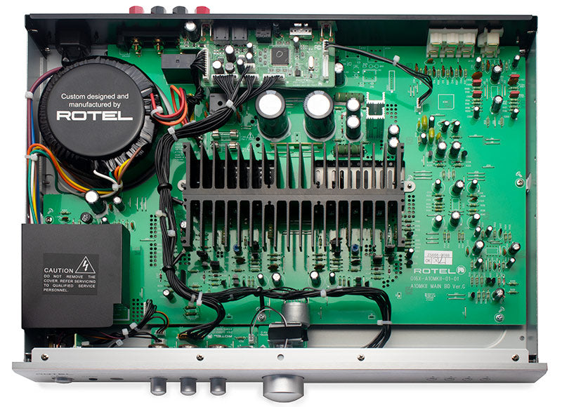 Rotel A10 MKII silver amplificatore integrato 2x50 watt con telecomando