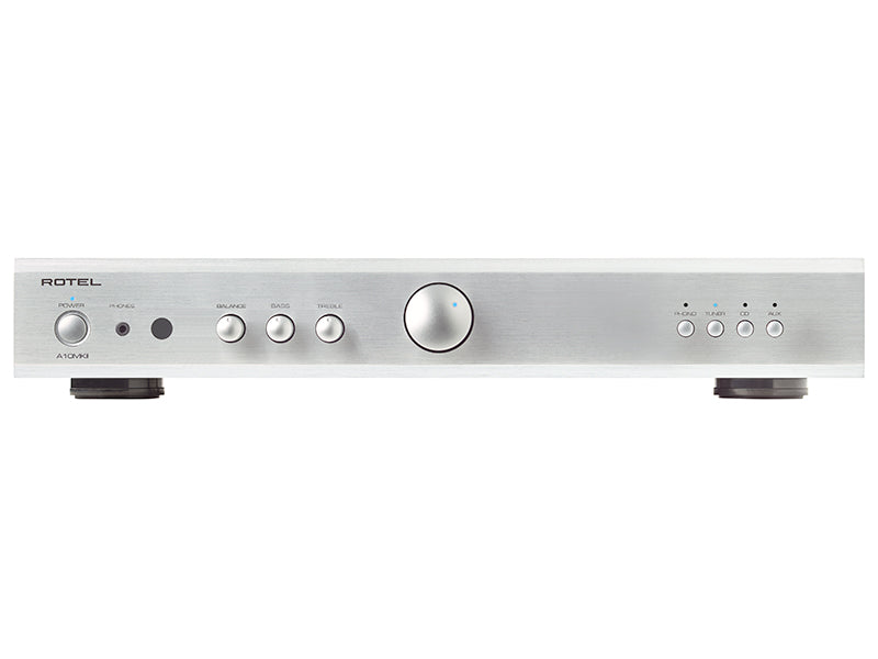 Rotel A10 MKII silver amplificatore integrato 2x50 watt con telecomando