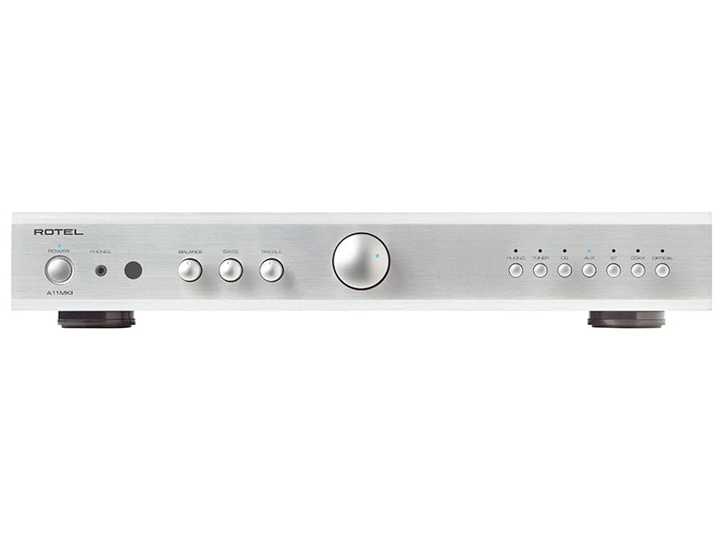 Rotel A11 MKII silver amplificatore integrato 2x50 watt con DAC e BT