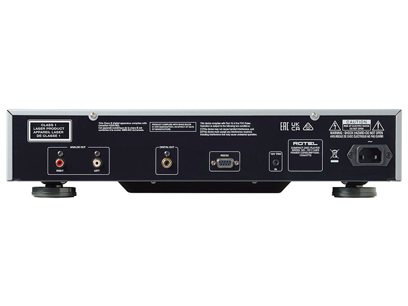 Rotel CD11 MKII silver lettore cd con DAC PCM5102A a 32bit/384KHz