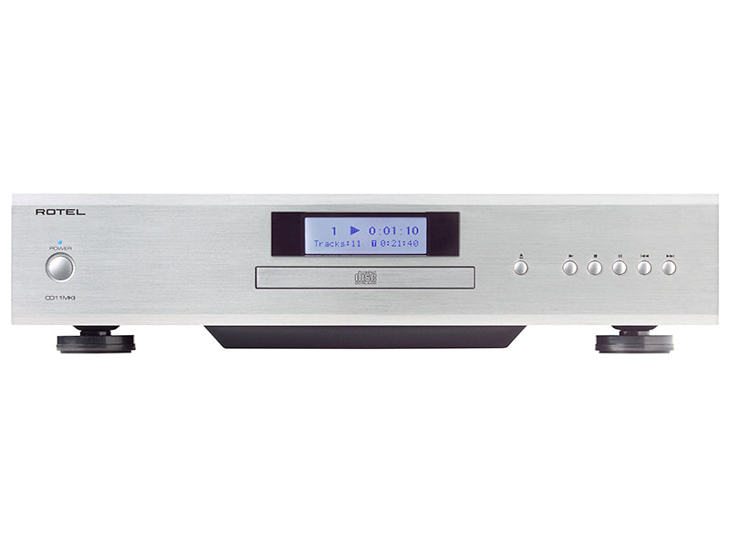 Rotel CD11 MKII silver lettore cd con DAC PCM5102A a 32bit/384KHz