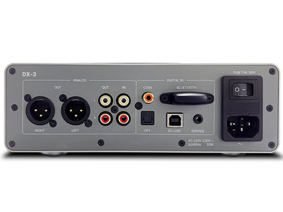 Rotel DX3 nero amplificatore cuffie DAC e Preamplificatore