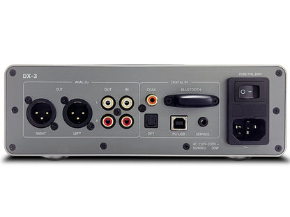 Rotel DX3 silver amplificatore cuffie DAC e Preamplificatore