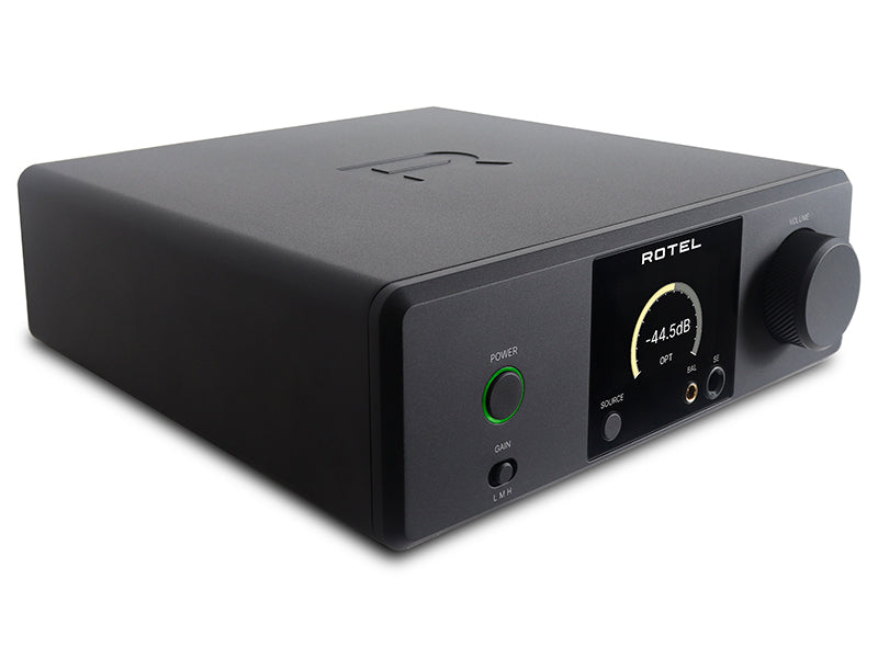 Rotel DX3 nero amplificatore cuffie DAC e Preamplificatore