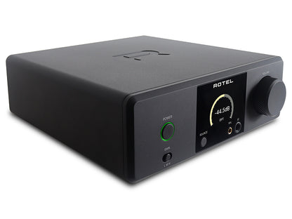 Rotel DX3 nero amplificatore cuffie DAC e Preamplificatore