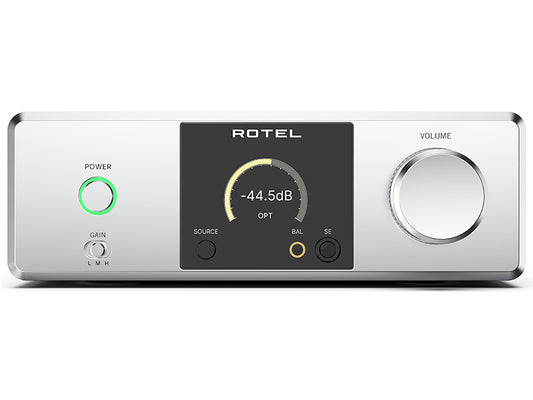 Rotel DX3 silver amplificatore cuffie DAC e Preamplificatore