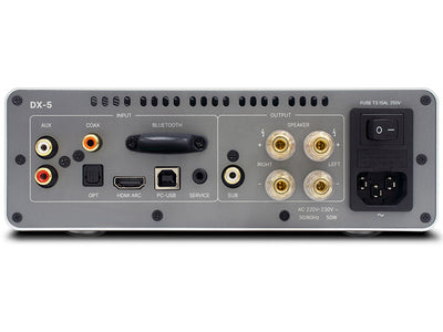Rotel DX5 silver amplificatore integrato con DAC ESS Sabre ES9039Q2M