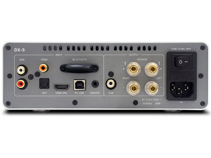 Rotel DX5 silver amplificatore integrato con DAC ESS Sabre ES9039Q2M