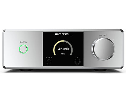 Rotel DX5 silver amplificatore integrato con DAC ESS Sabre ES9039Q2M