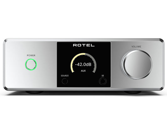 Rotel DX5 silver amplificatore integrato con DAC ESS Sabre ES9039Q2M